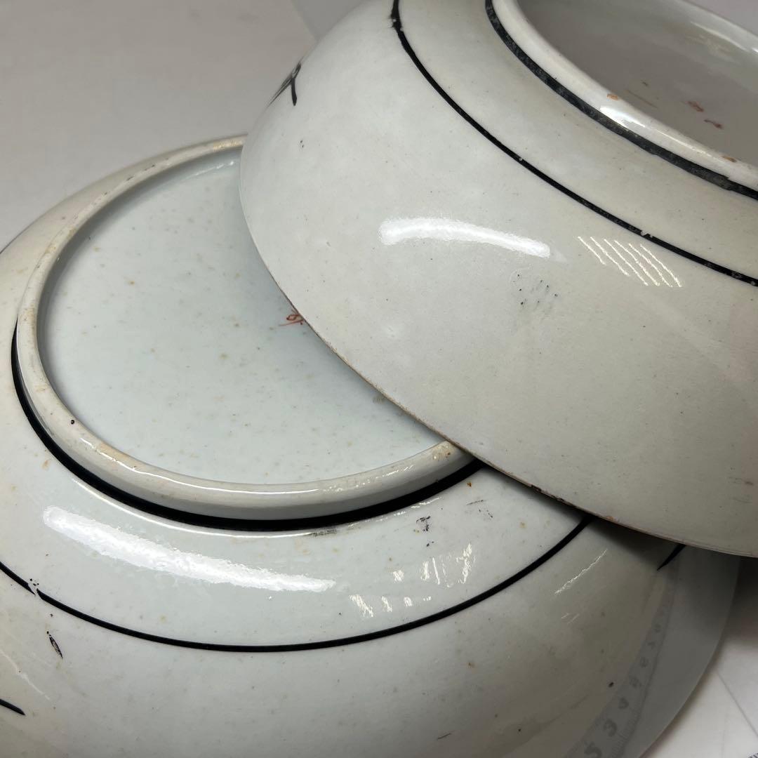 明治時代 九谷焼 三ツ鉢 東キ8-0204②