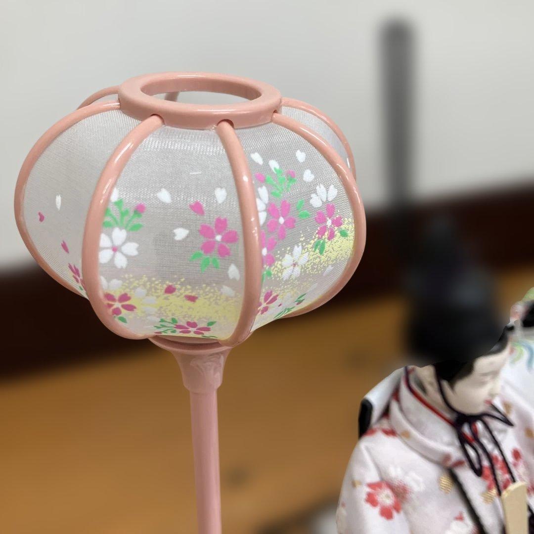 N544【美品】ケース入り雛人形 親王飾り オルゴール・灯り付き 2024年購入