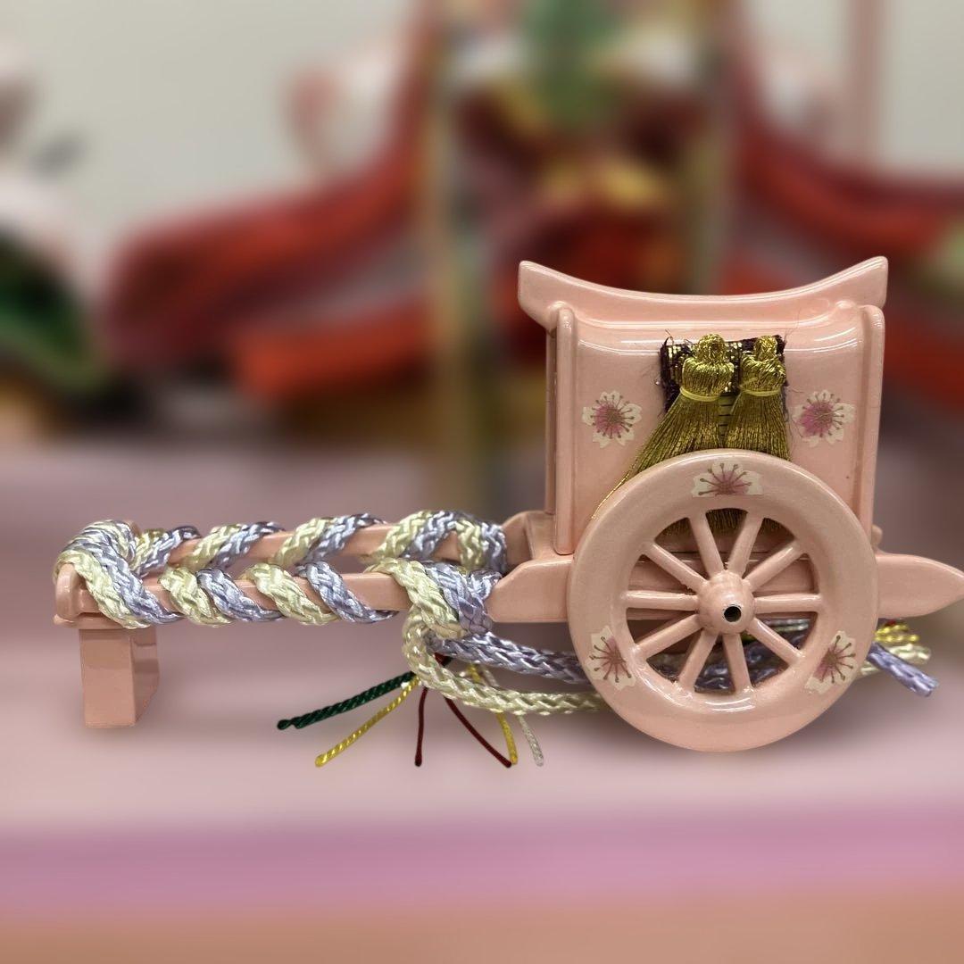 N544【美品】ケース入り雛人形 親王飾り オルゴール・灯り付き 2024年購入