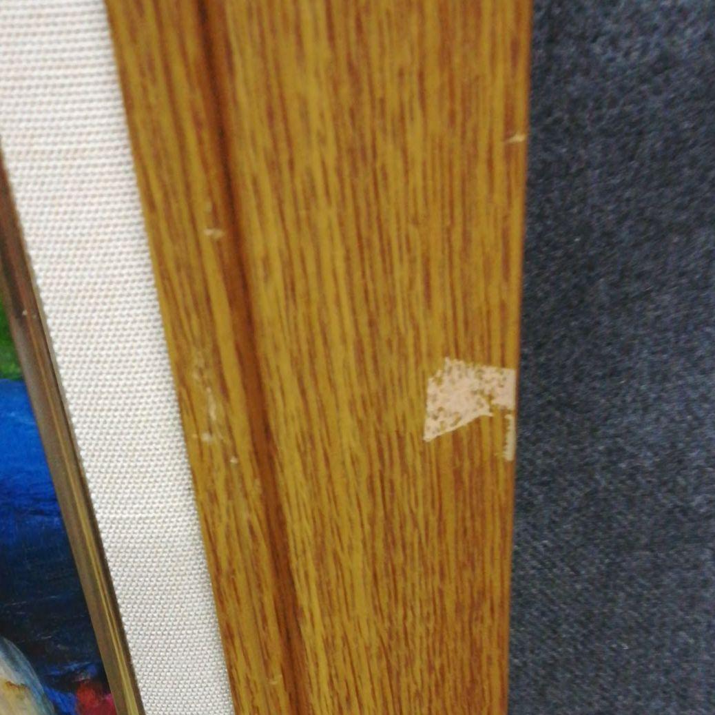 額装　額絵　油彩　油絵　広田和子　ロードス島　キャンパス8号