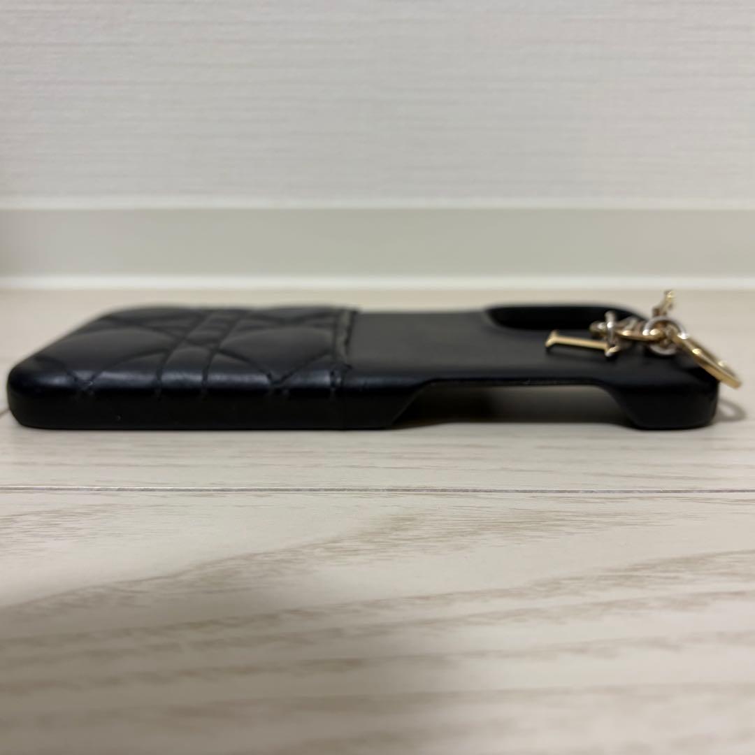 【良品】Dior　LADY DIOR　iPhone15ProMaxケース　羊革