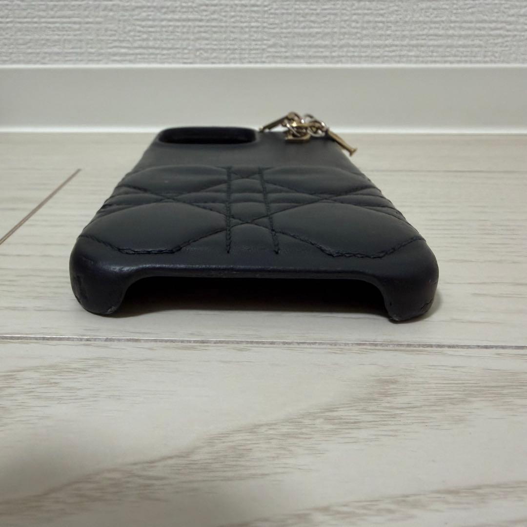【良品】Dior　LADY DIOR　iPhone15ProMaxケース　羊革