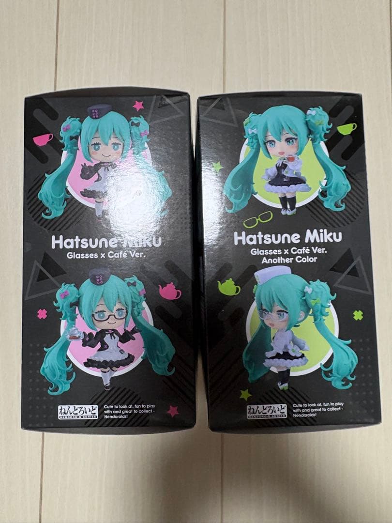 グッスマくじ 初音ミク めがね✕カフェ A賞ラスト賞 2種セット未開封