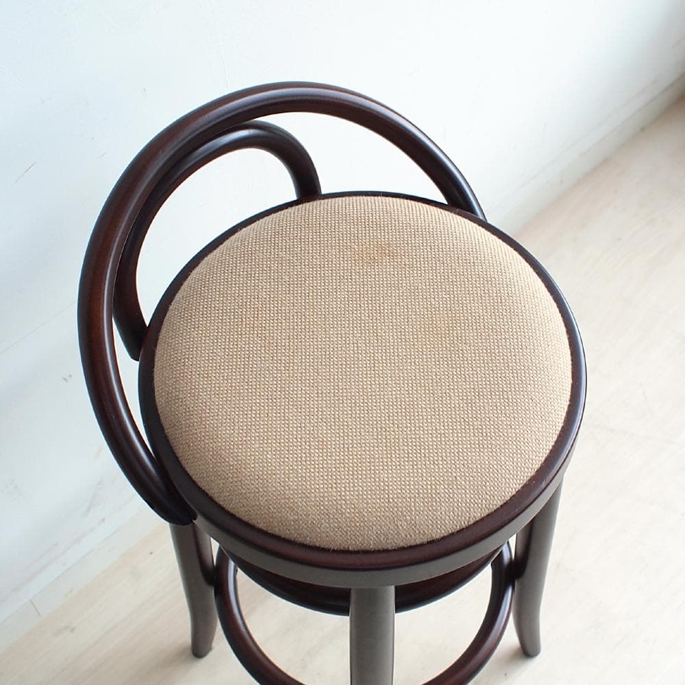 秋田木工 No2091 曲木のスツール A IDC大塚 ブナ材 ZR24045