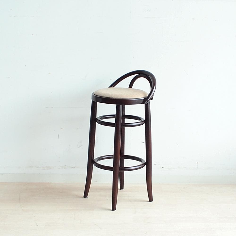 秋田木工 No2091 曲木のスツール A IDC大塚 ブナ材 ZR24045