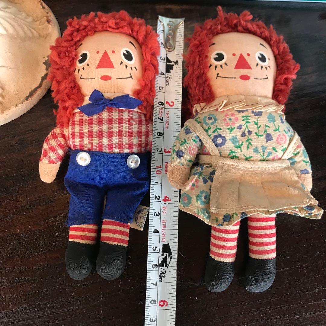 RAGGEDYANN ラガディアン&アンディ　ドール　ぬいぐるみ　ペアセット