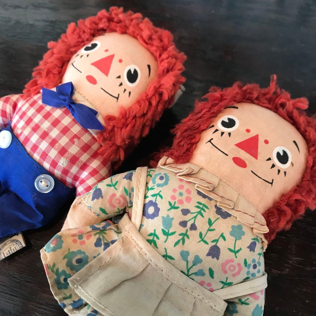 RAGGEDYANN ラガディアン&アンディ　ドール　ぬいぐるみ　ペアセット