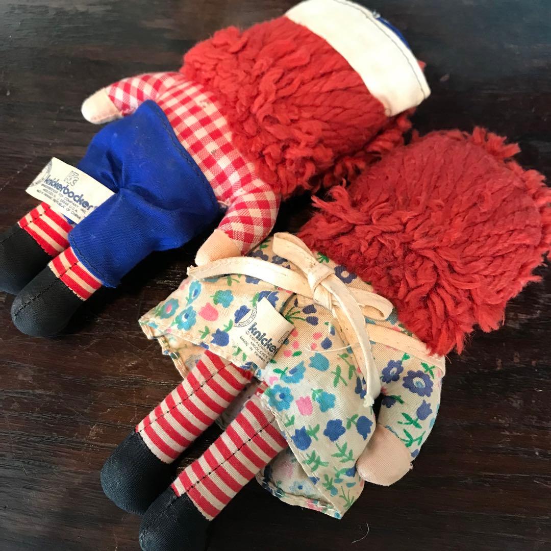 RAGGEDYANN ラガディアン&アンディ　ドール　ぬいぐるみ　ペアセット