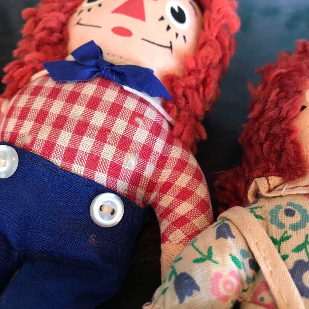 RAGGEDYANN ラガディアン&アンディ　ドール　ぬいぐるみ　ペアセット