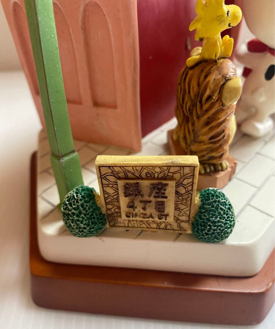 超レア♫ snoopy スヌーピー in 銀座 三越 ジオラマ フィギュア