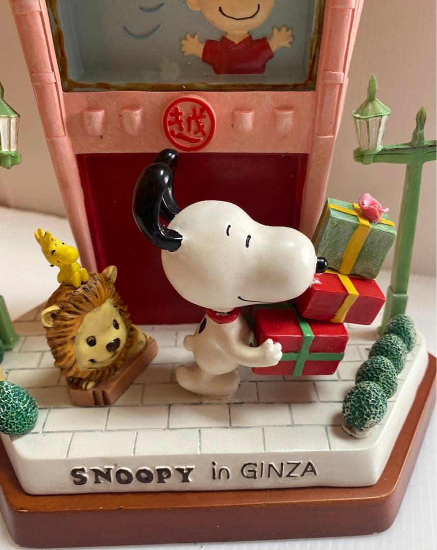 超レア♫ snoopy スヌーピー in 銀座 三越 ジオラマ フィギュア