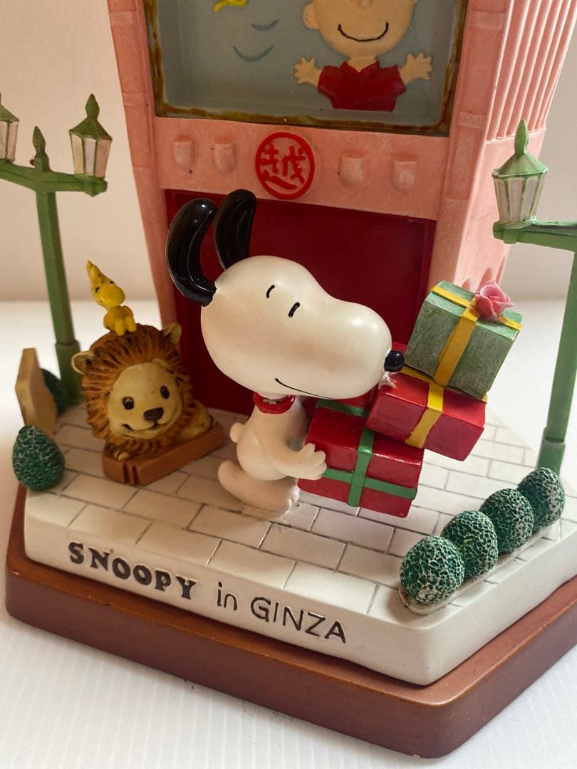 超レア♫ snoopy スヌーピー in 銀座 三越 ジオラマ フィギュア