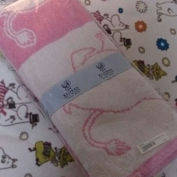 ★未使用★クリッパン ムーミンミニブランケット★ピンク★