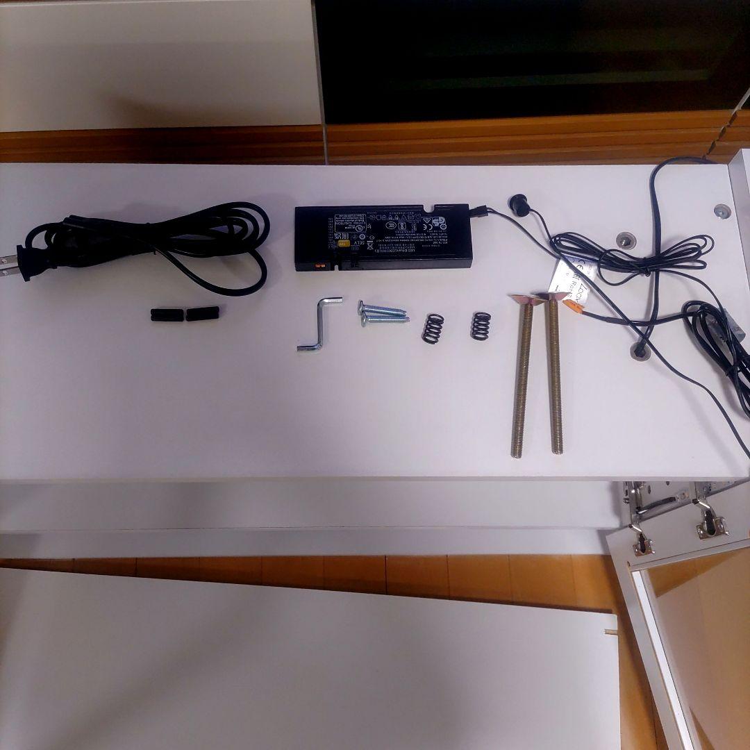 JAJAN ハイタイプ専用上置きロータイプ幅83×奥行29 アクリル扉LED付き