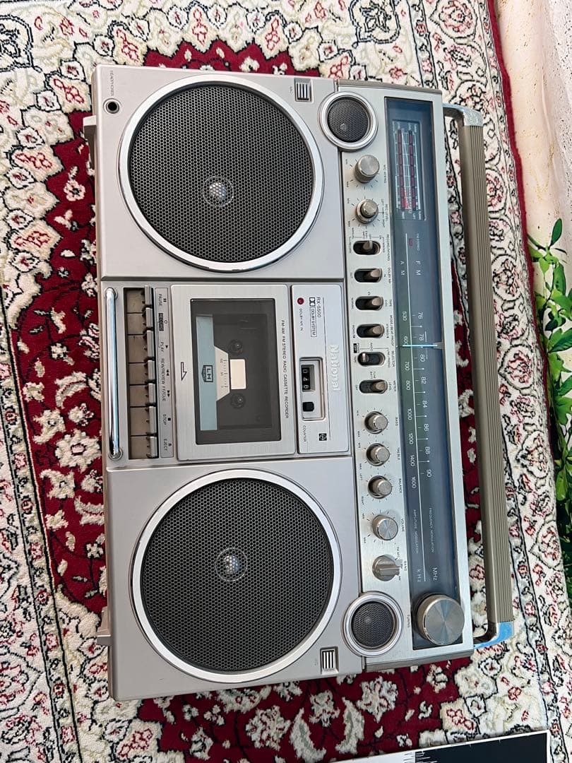 昭和レトロナショナルRX-5500 ラジカセ動作品 中古メンテナンス済み　美品