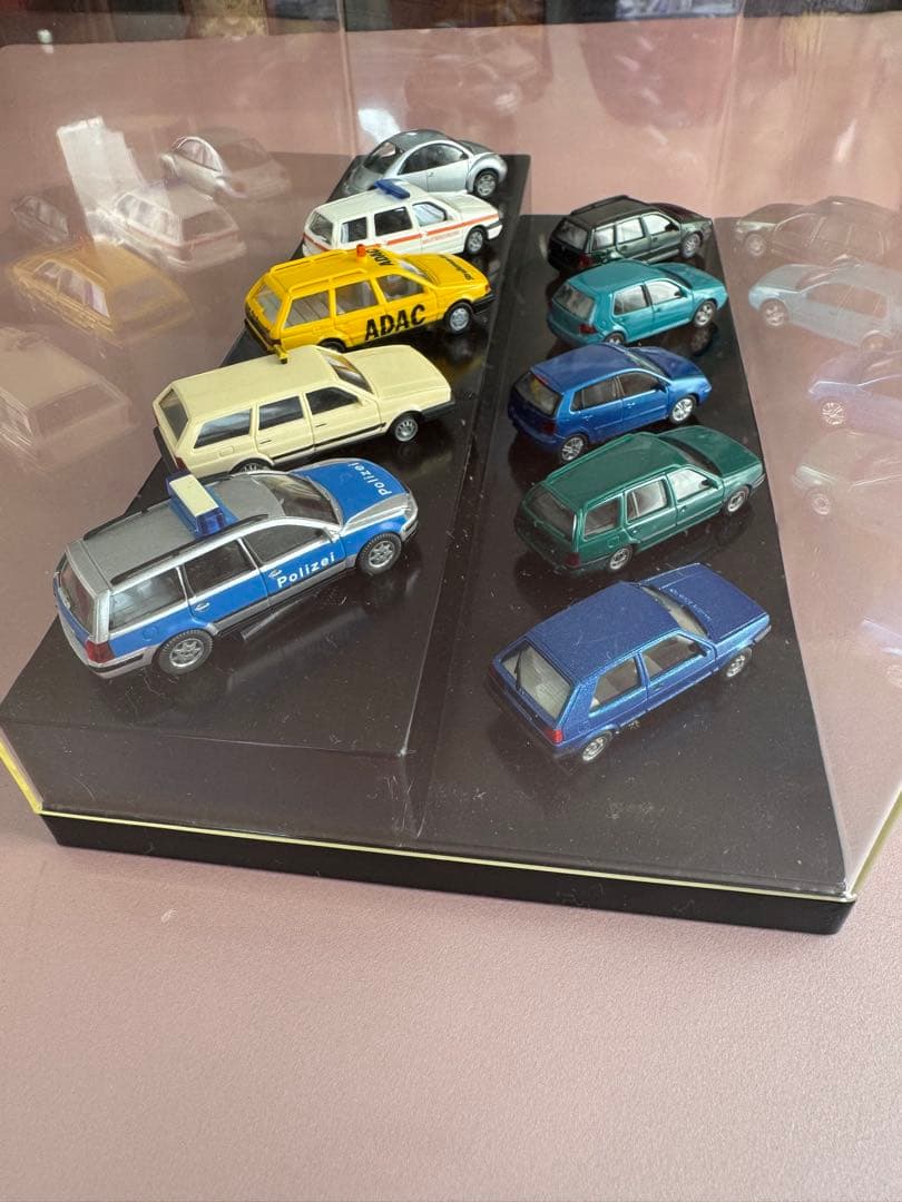 さらに大幅値下げ‼️HOゲージ1/87ミニカーセット10台ケース付き全てドイツ製