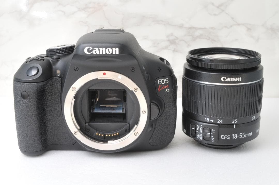 ショット数新品級❣️Canon EOS Kiss X5⭐️スマホ転送 キヤノン