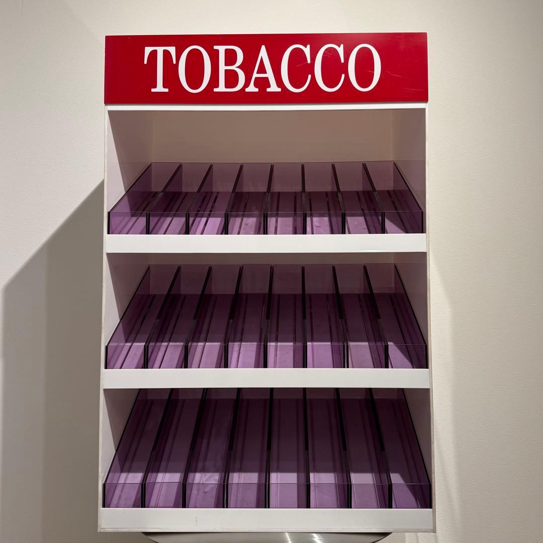 TOBACCO タバコ 陳列棚 ディスプレイラック 店舗什器 ショーケース