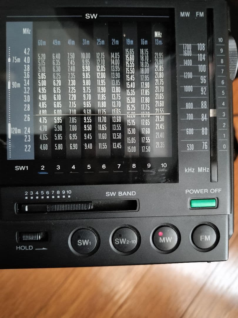 【希少】SONY ICF-7601 12バンドラジオ