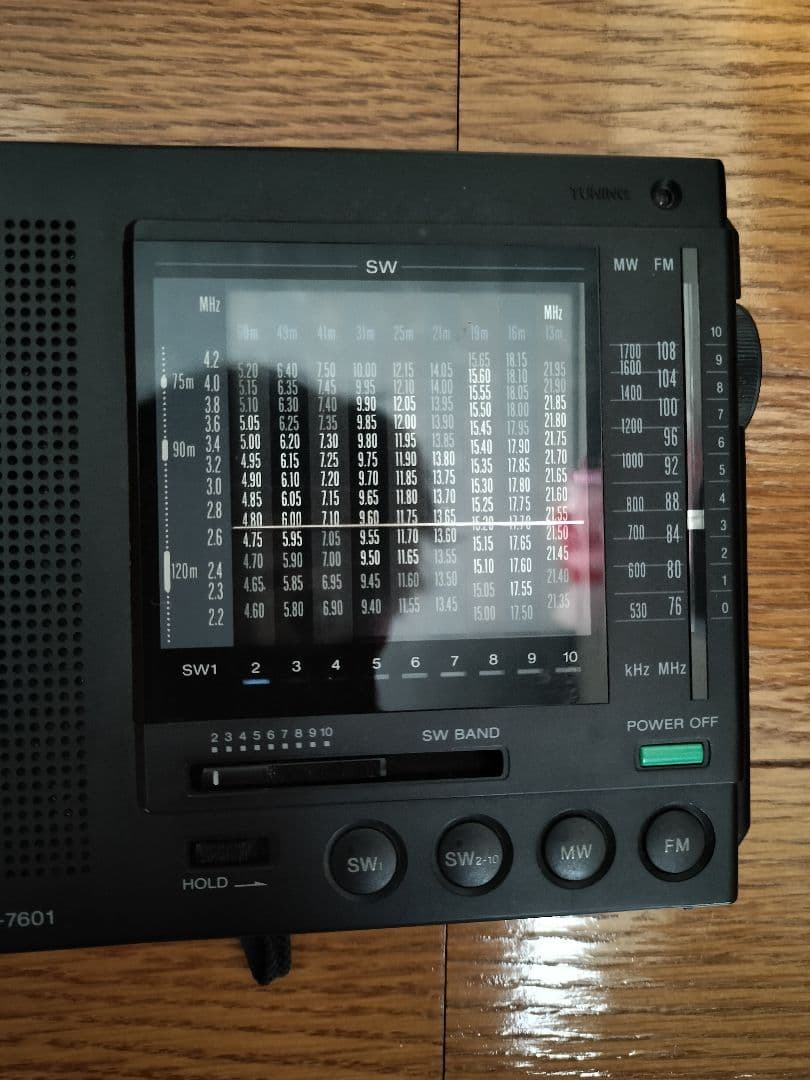【希少】SONY ICF-7601 12バンドラジオ