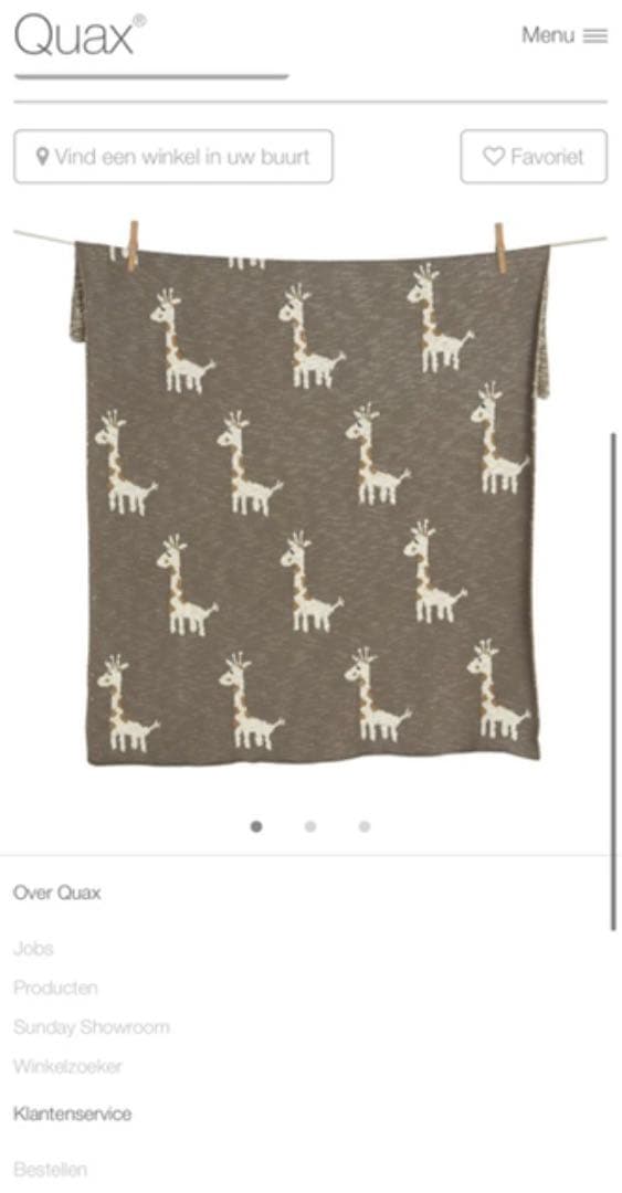 ★Quax soft knit blanket ブランケット EXO KAI