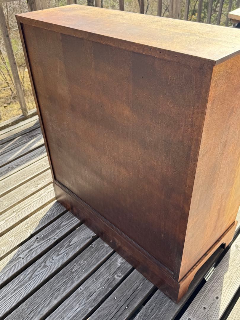 ♪北海道民藝家具♪ライティングビューロー♪総天然木♪塗装アレンジ品♪