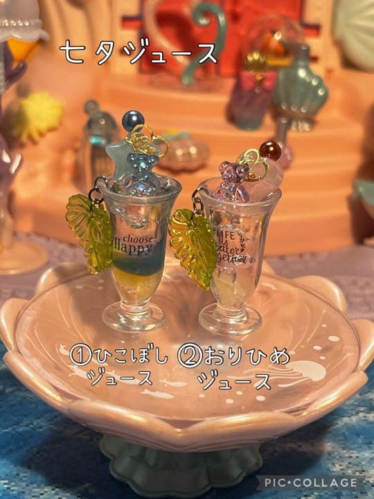 七夕ジュース＆パフェ＆ゼリー