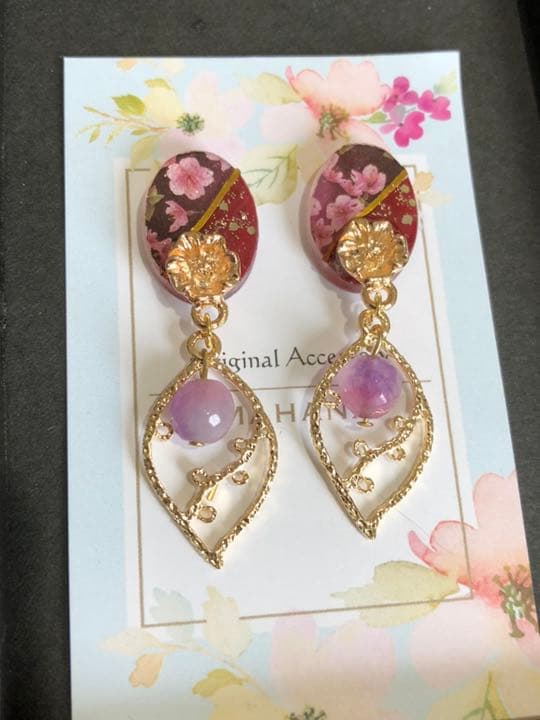 rooou☆彡.。しゃん専用♡SAKURAピアス イヤリング