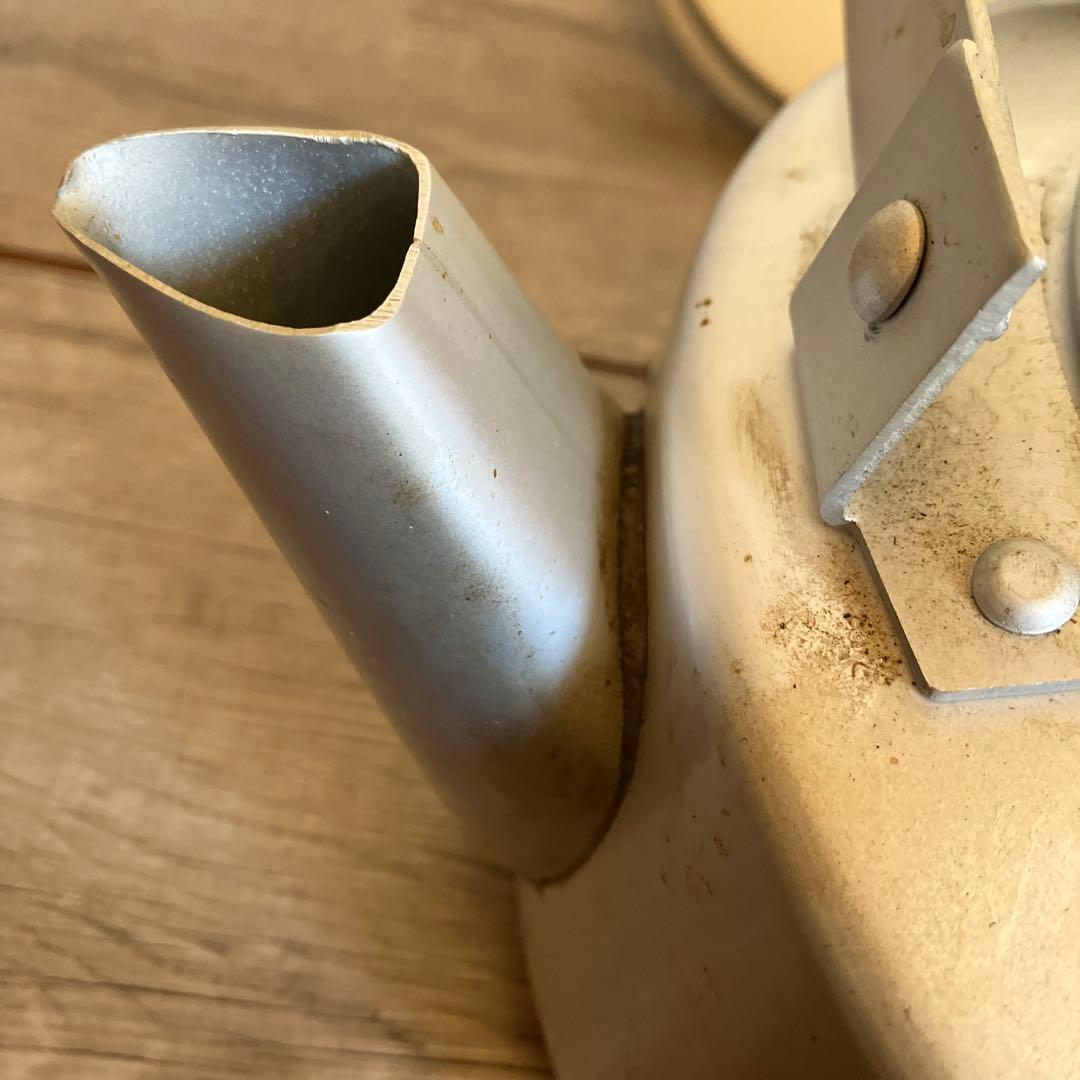 D-4 【レトロ】アルミケトル やかん 打ち出し風 軽量 昭和レトロ キャンプ