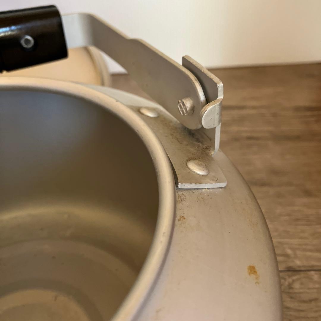 D-4 【レトロ】アルミケトル やかん 打ち出し風 軽量 昭和レトロ キャンプ