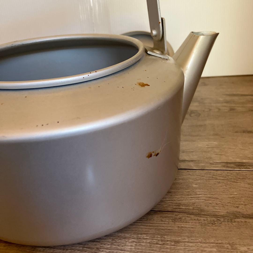 D-4 【レトロ】アルミケトル やかん 打ち出し風 軽量 昭和レトロ キャンプ