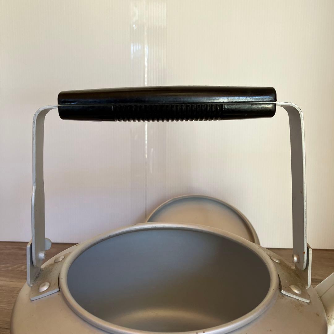 D-4 【レトロ】アルミケトル やかん 打ち出し風 軽量 昭和レトロ キャンプ