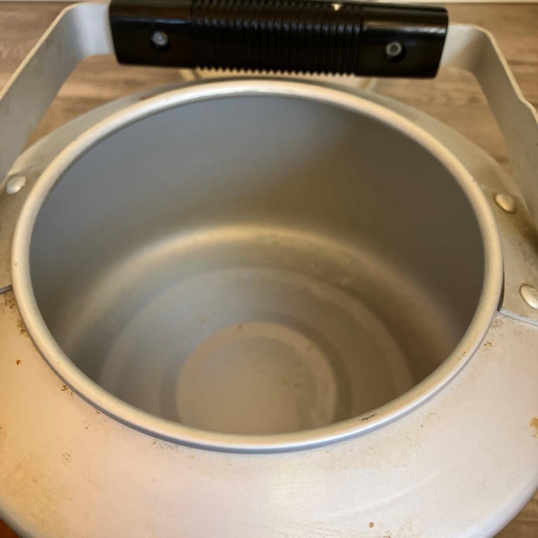 D-4 【レトロ】アルミケトル やかん 打ち出し風 軽量 昭和レトロ キャンプ