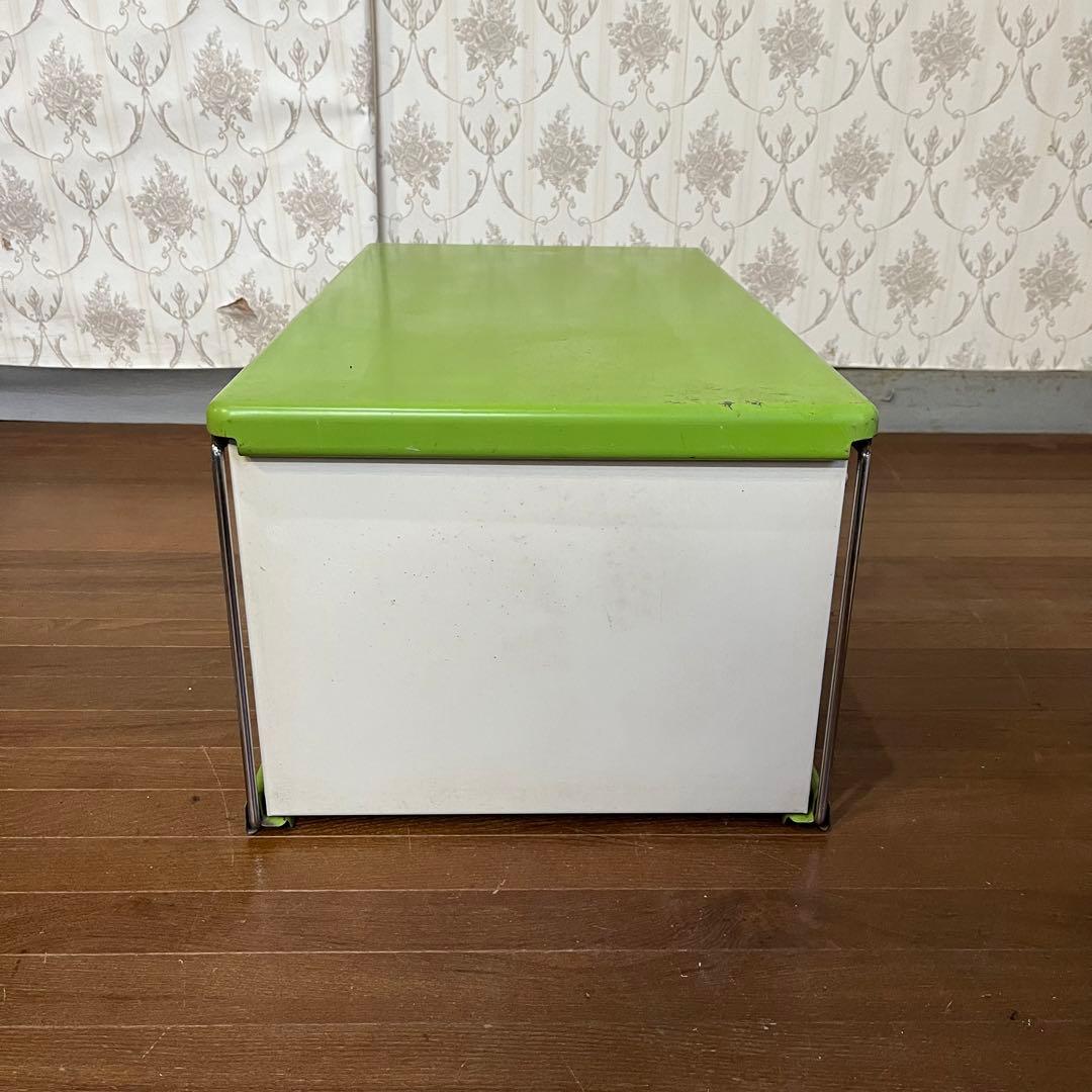 【アンティーク】昭和レトロ レトロポップ ヨドコウ スチール 収納ケース 古道具