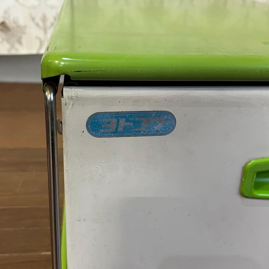 【アンティーク】昭和レトロ レトロポップ ヨドコウ スチール 収納ケース 古道具