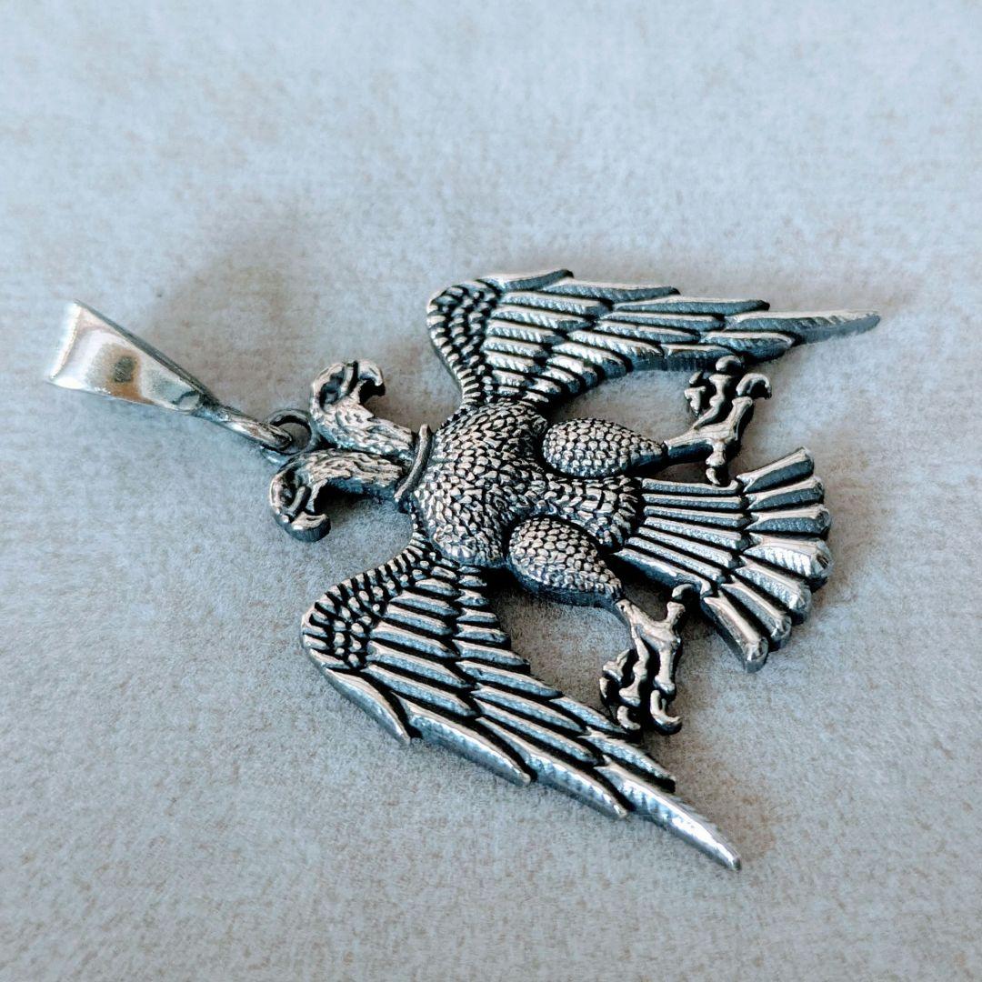 NEW＊トルコ製シルバー925ペンダントトップ( 双頭の鷲)