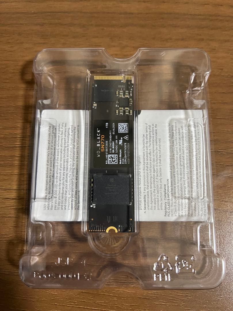 内蔵型SSD WD_BLACK SN770 1TB Gen4