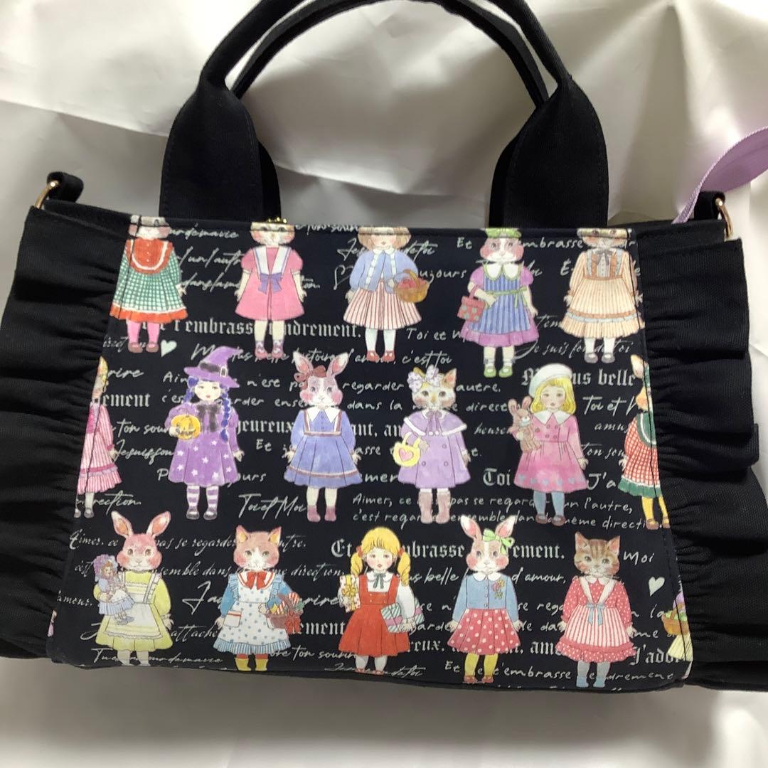 ハンドメイド　ジョリーフルール　マイリトルテイラー　トートバッグ　猫ポーチ