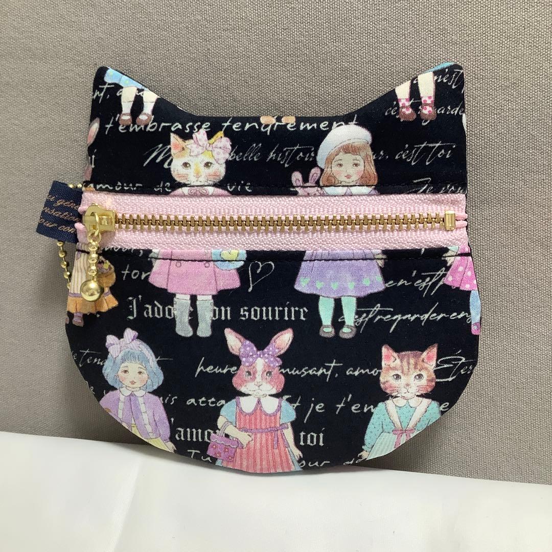 ハンドメイド　ジョリーフルール　マイリトルテイラー　トートバッグ　猫ポーチ