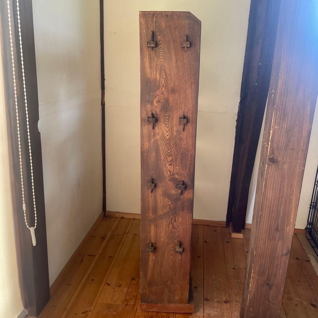 【希少】楔のオープンラック 和モダン・古民家・ナチュラルインテリア 昭和レトロ