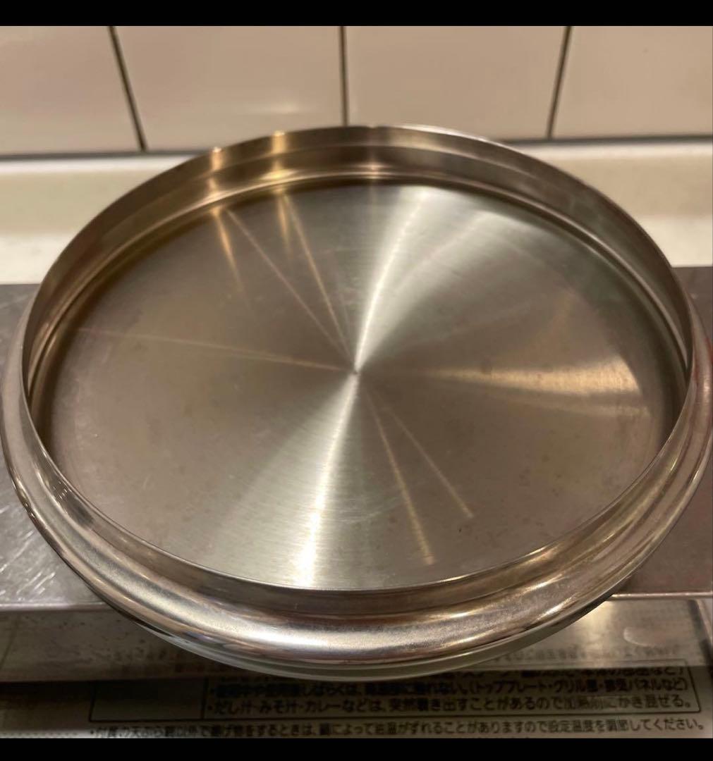 WMF 鍋　20センチ　底ボール型　湯煎用？　両手鍋16センチ深型