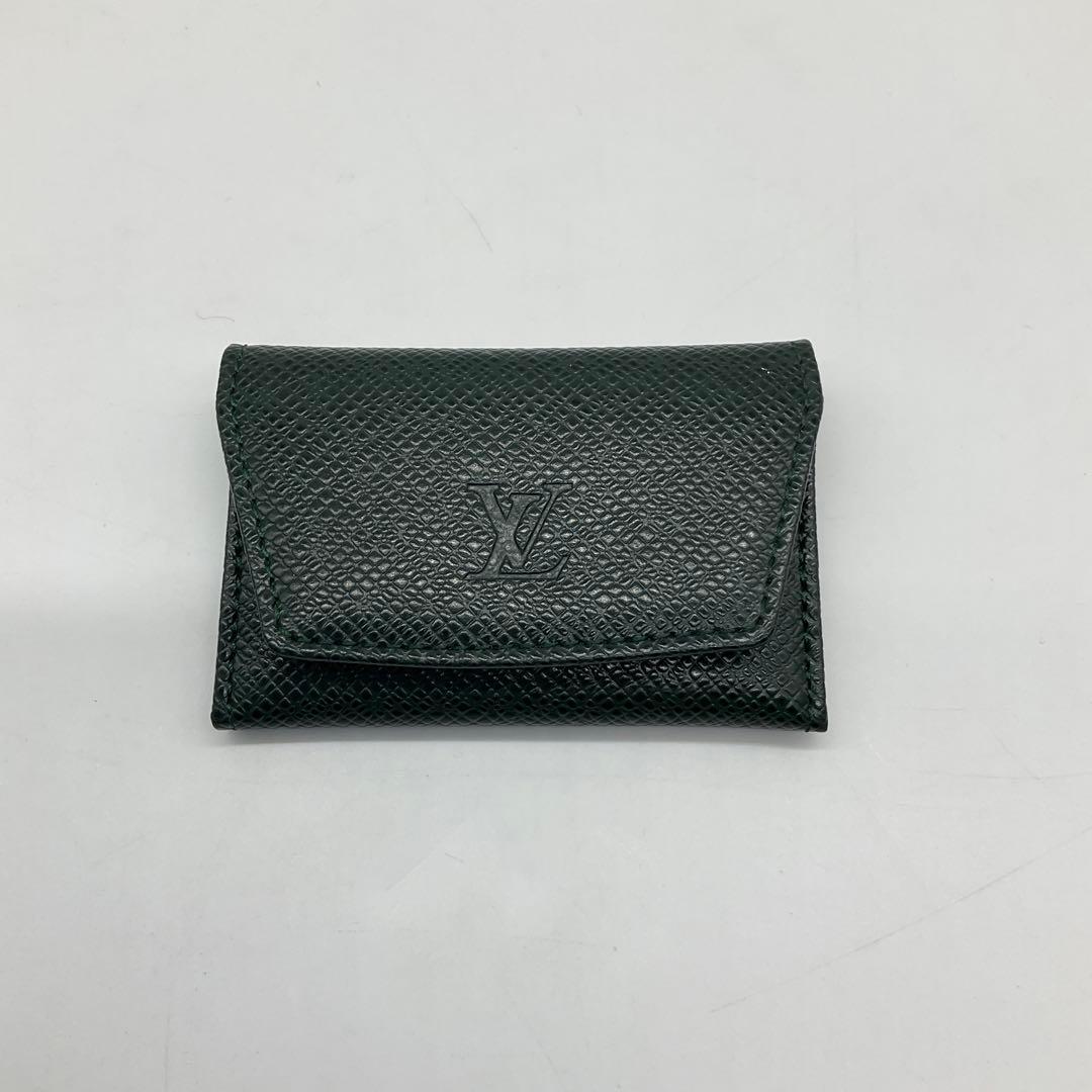 LOUIS VUITTON ルイヴィトン タイガ カフスケース グリーン3_67