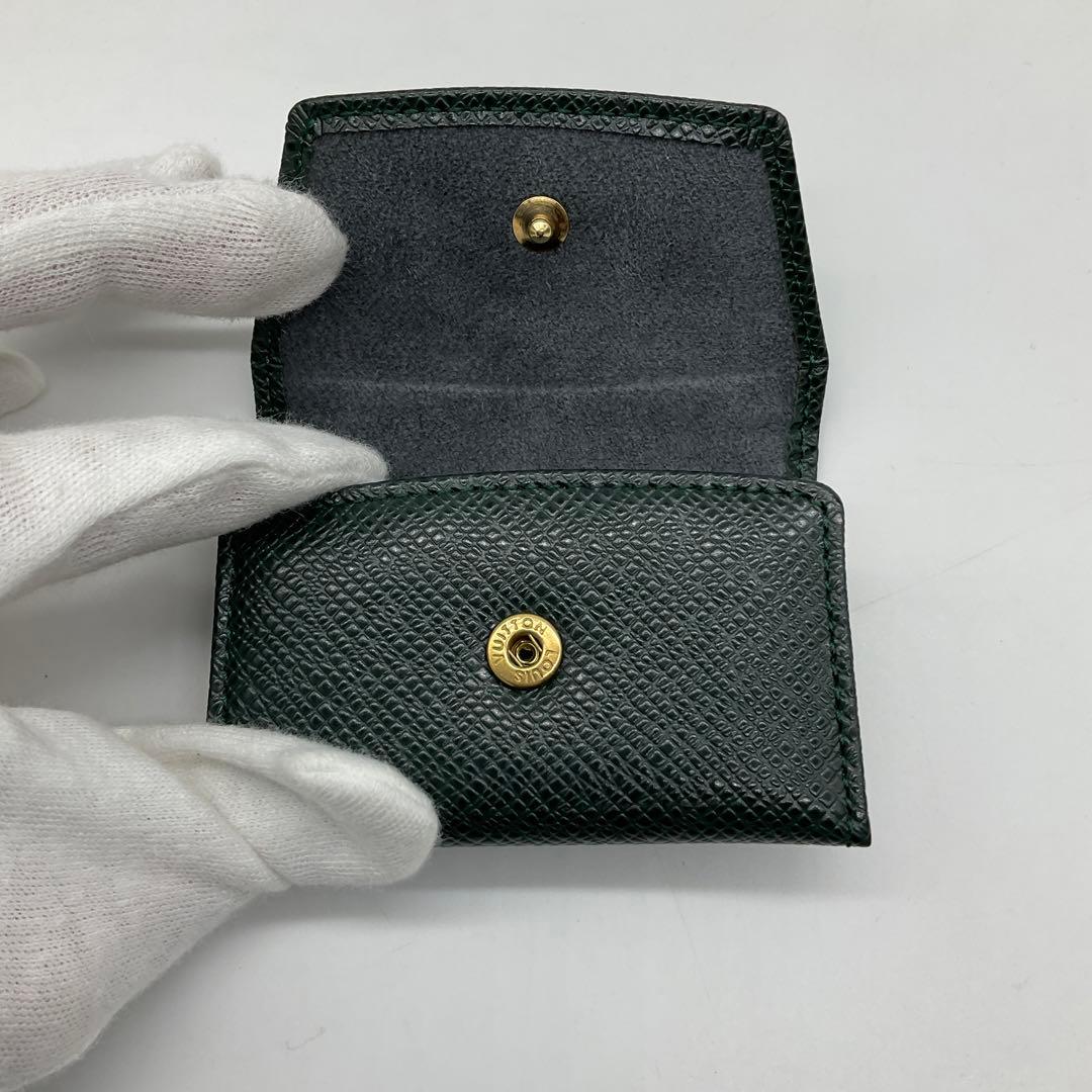 LOUIS VUITTON ルイヴィトン タイガ カフスケース グリーン3_67