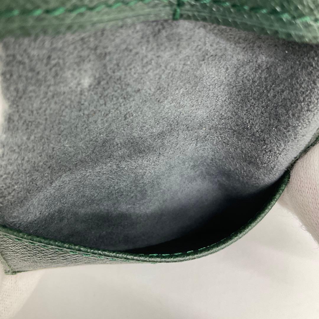 LOUIS VUITTON ルイヴィトン タイガ カフスケース グリーン3_67