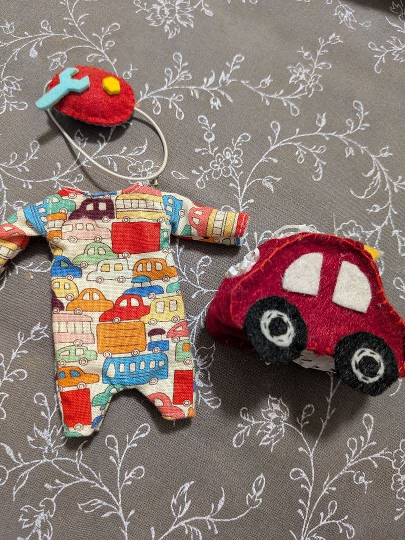 OB11 オビツドール　人形　お洋服セット　男の子　車　海外作家様　ハンドメイド