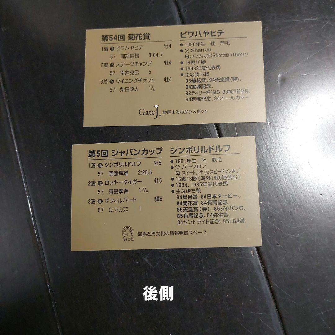 トウカイテイオー　プラザエクウス名馬カード　名馬カード　JRA