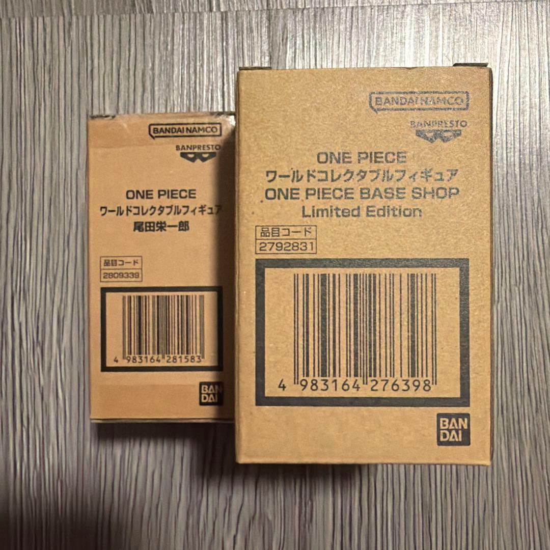 ワンピース ワールドコレクタブルフィギュア尾田栄一郎2点セット×2