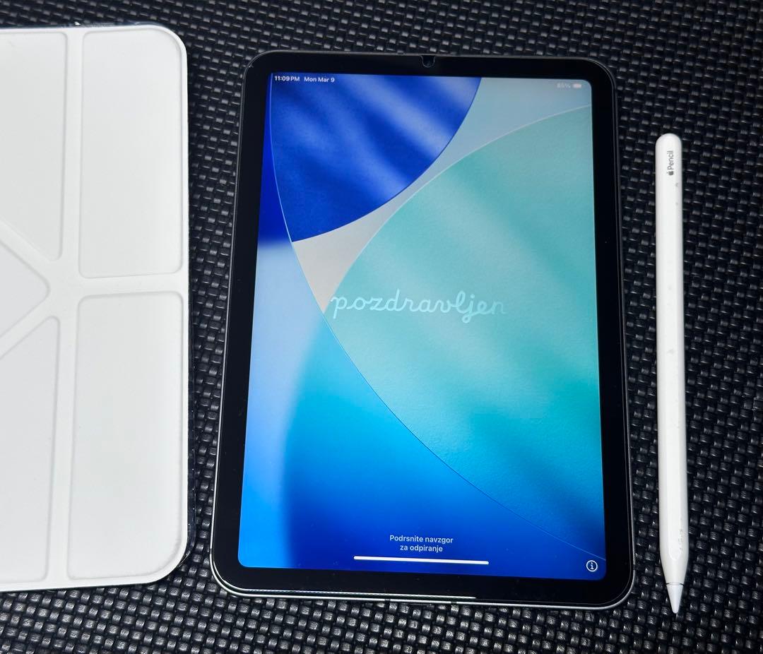 美品　iPadmini 6 Wifi+セルラー　大容量256GB スペースグレー