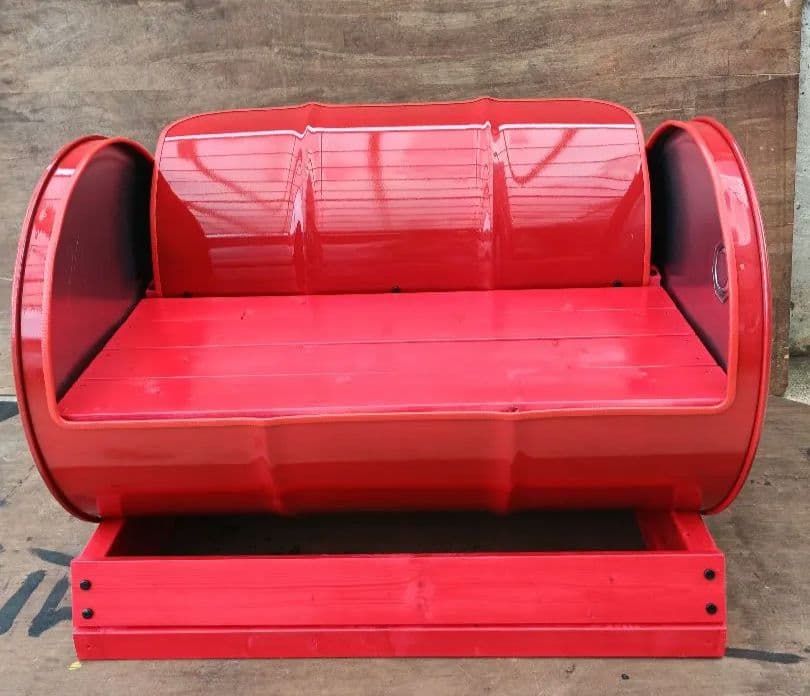 受注生産品！ドラム缶remakeソファ‼️