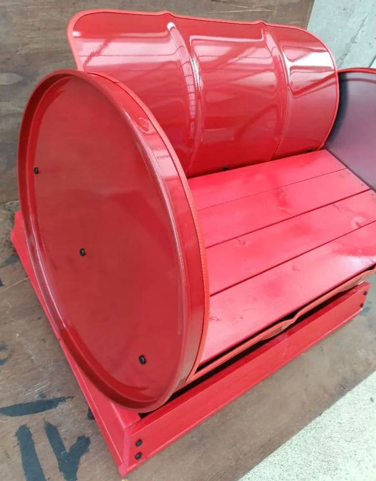 受注生産品！ドラム缶remakeソファ‼️